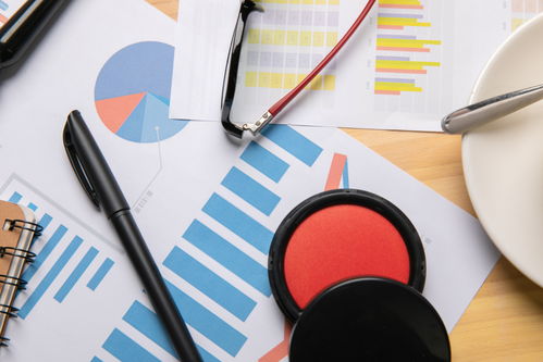 印泥報(bào)表 辦公用品的商務(wù)攝影圖與技術(shù)開發(fā)